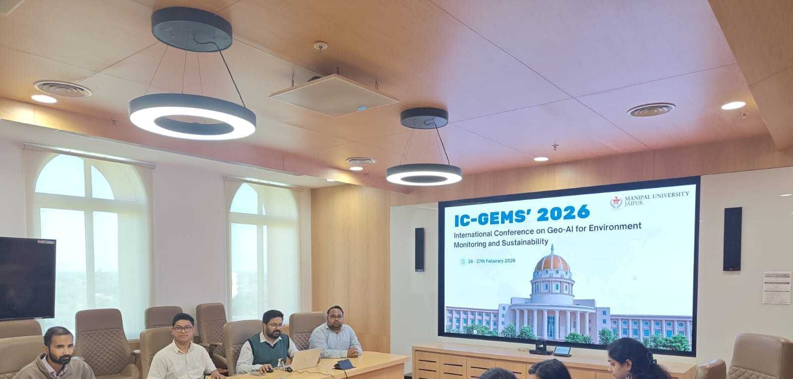 Planning session for IC-GEMS 2026, the International Conference on Geo-AI for Environment Monitoring and Sustainability