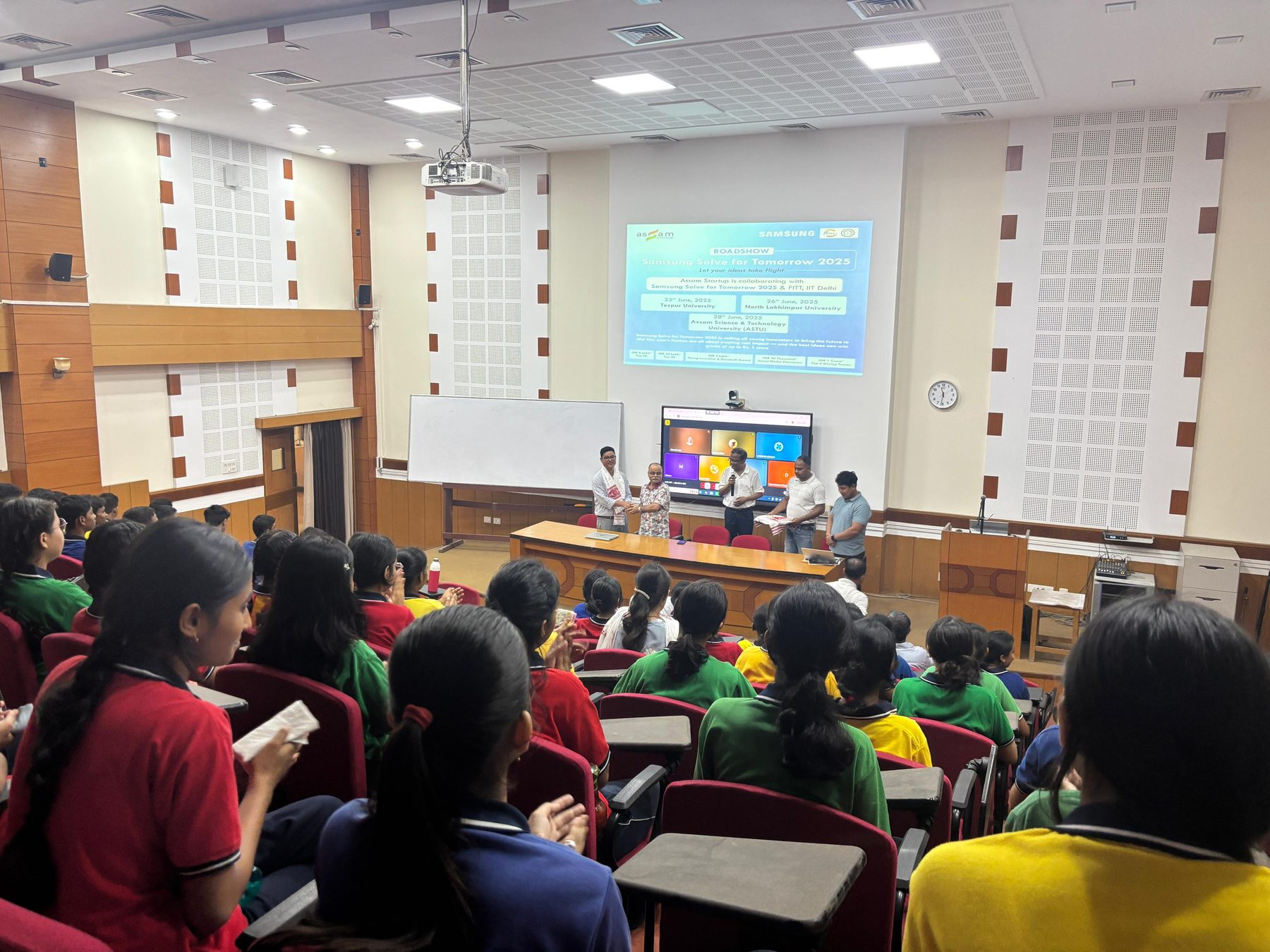 Auditorium session during the Samsung Solve for Tomorrow roadshow